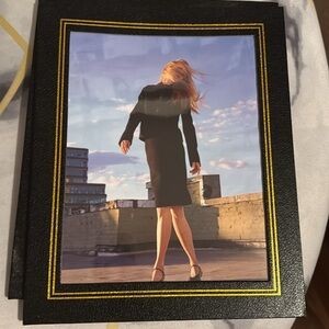 Black 🖤gold 💛picture frame. Diploma insert frame